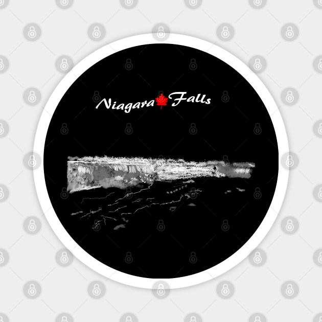 niagara falls sketch Magnet by swiftjennifer